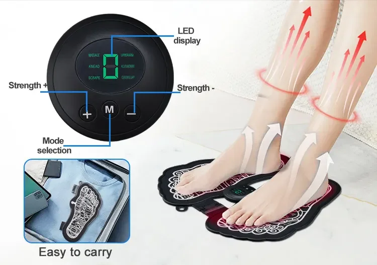 Hot-selling/Hot Products Tens Massage Pad Muscle Stimulator Ems Foot Massager Battery Feet Massage hine Foldable
Hot-selling/Hot Products Tens Massage Pad Muscle Stimulator Ems Foot Massager Battery Feet Massage hine Foldable