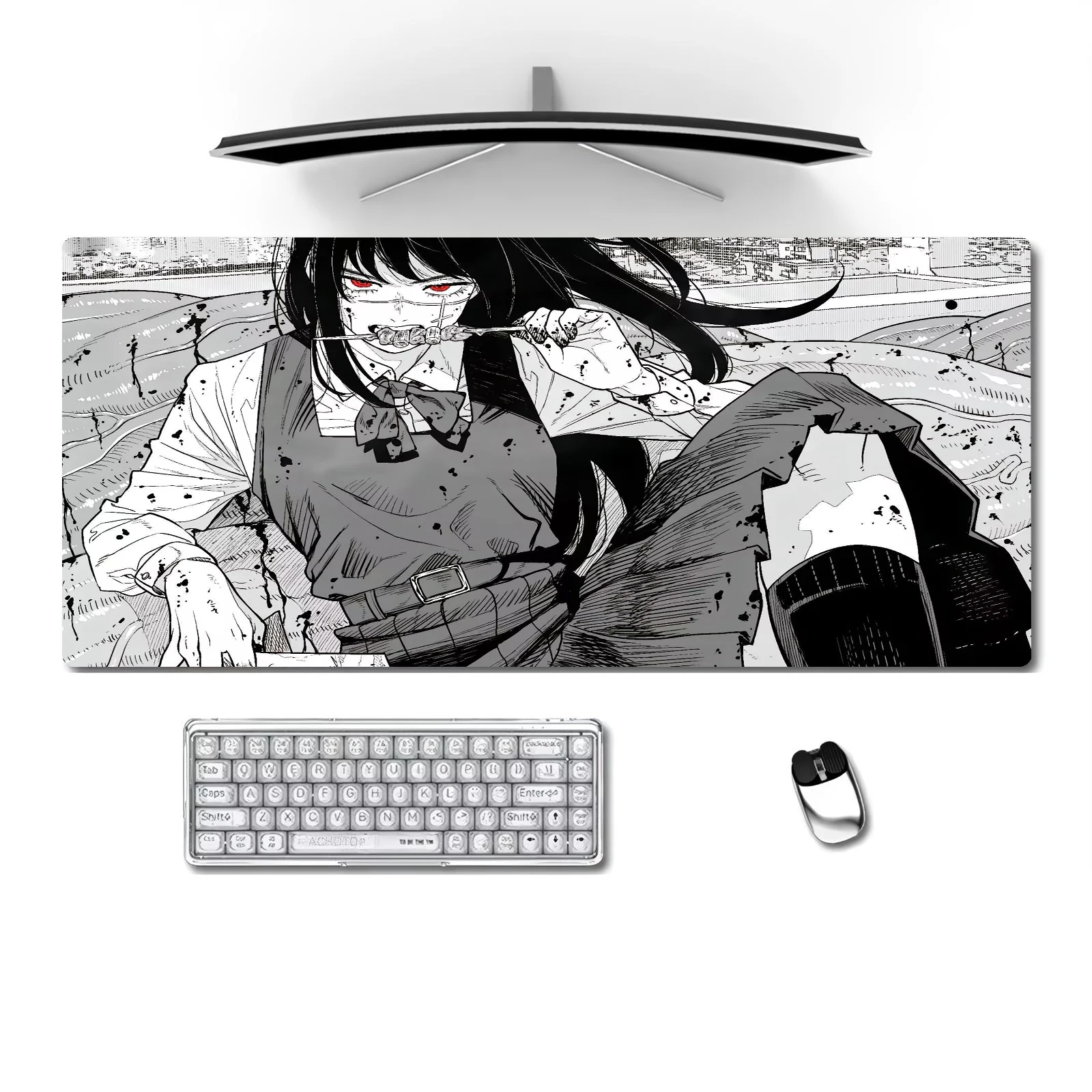 Chainsaw Man Anime Mouse Pad Large Computer Offices Game Mat XXL Rubber Anti-slip Gaming Accessories Decorate Keyboard Desk Mats
Chainsaw Man Anime Mouse Pad Large Computer Offices Game Mat XXL Rubber Anti-slip Gaming Accessories Decorate Keyboard Desk Mats