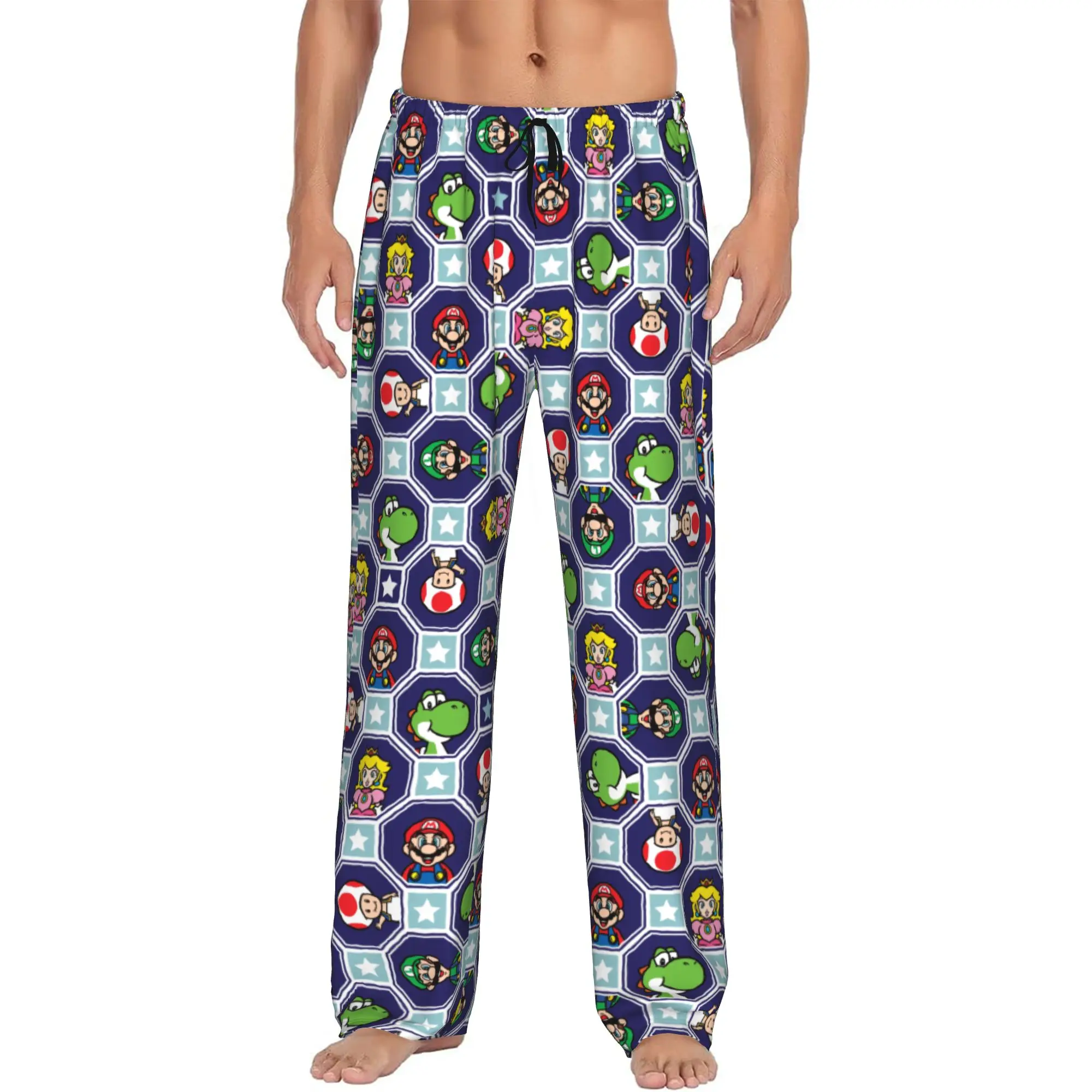 Custom M-Marioes Video Game Brothers and Friends Pattern Pajama Pants Men's Sleepwear Lounge Sleep Bottoms Stretch with Pockets
Custom M-Marioes Video Game Brothers and Friends Pattern Pajama Pants Men's Sleepwear Lounge Sleep Bottoms Stretch with Pockets