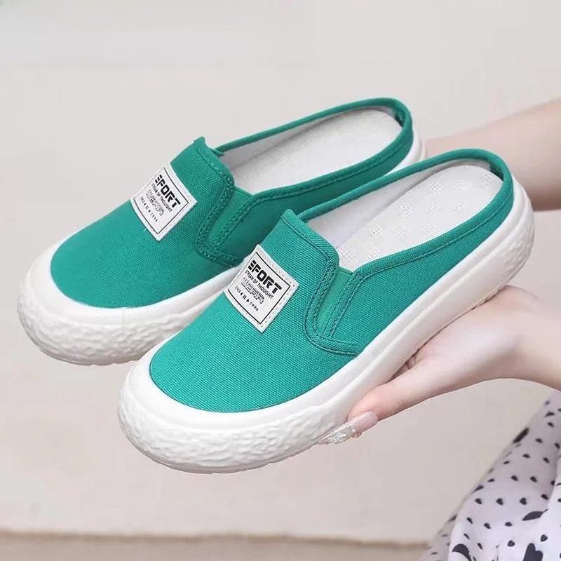 Women's Summer 2025 Slip-On Shoes Breathable Lazy Cotton Shoes Fashionable Korean Style Student Casual Comfortable Canvas Shoes
Women's Summer 2025 Slip-On Shoes Breathable Lazy Cotton Shoes Fashionable Korean Style Student Casual Comfortable Canvas Shoes