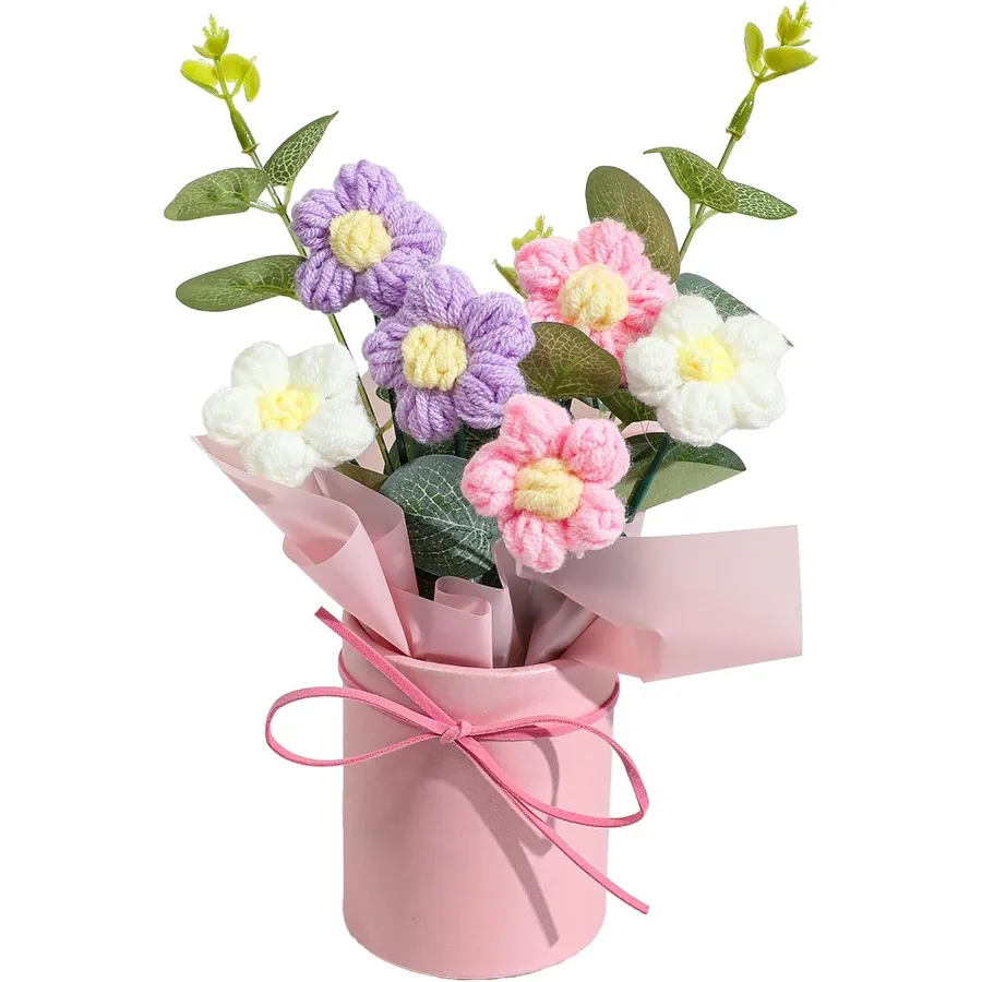 Vynora вязаный крючком букет цветов ромашки искусственные цветы с открытой спиной на день матери, день рождения, свадьба, домашний декор, учитель D
Vynora вязаный крючком букет цветов ромашки искусственные цветы с открытой спиной на день матери, день рождения, свадьба, домашний декор, учитель D