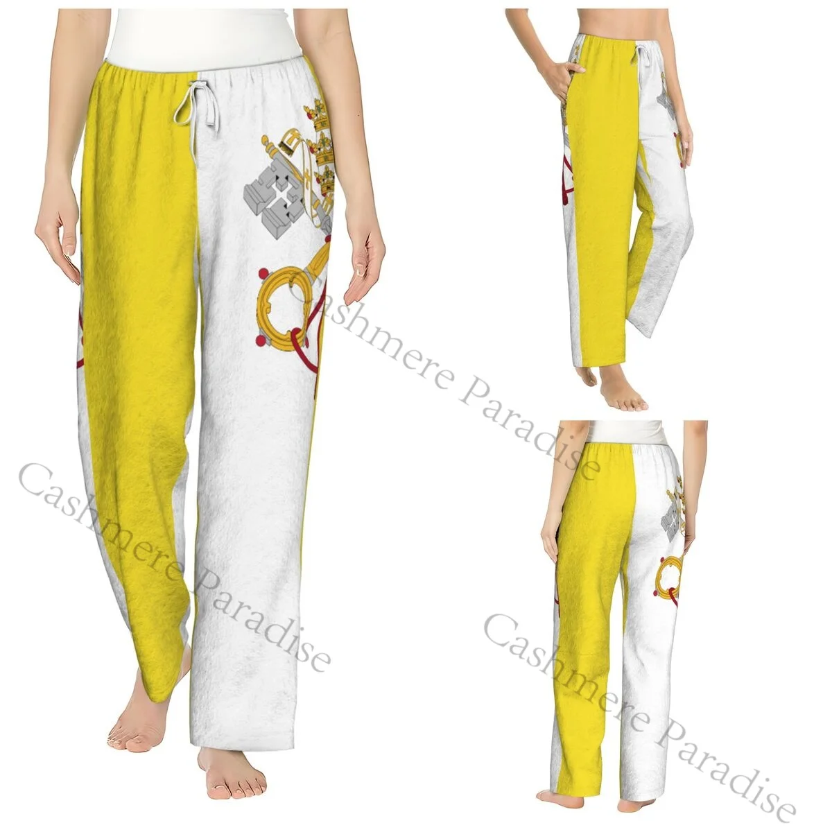 Vatican Flag Cozy Flannel Pajama Pants for Women Sleep Bottoms Home Loungewear
Vatican Flag Cozy Flannel Pajama Pants for Women Sleep Bottoms Home Loungewear