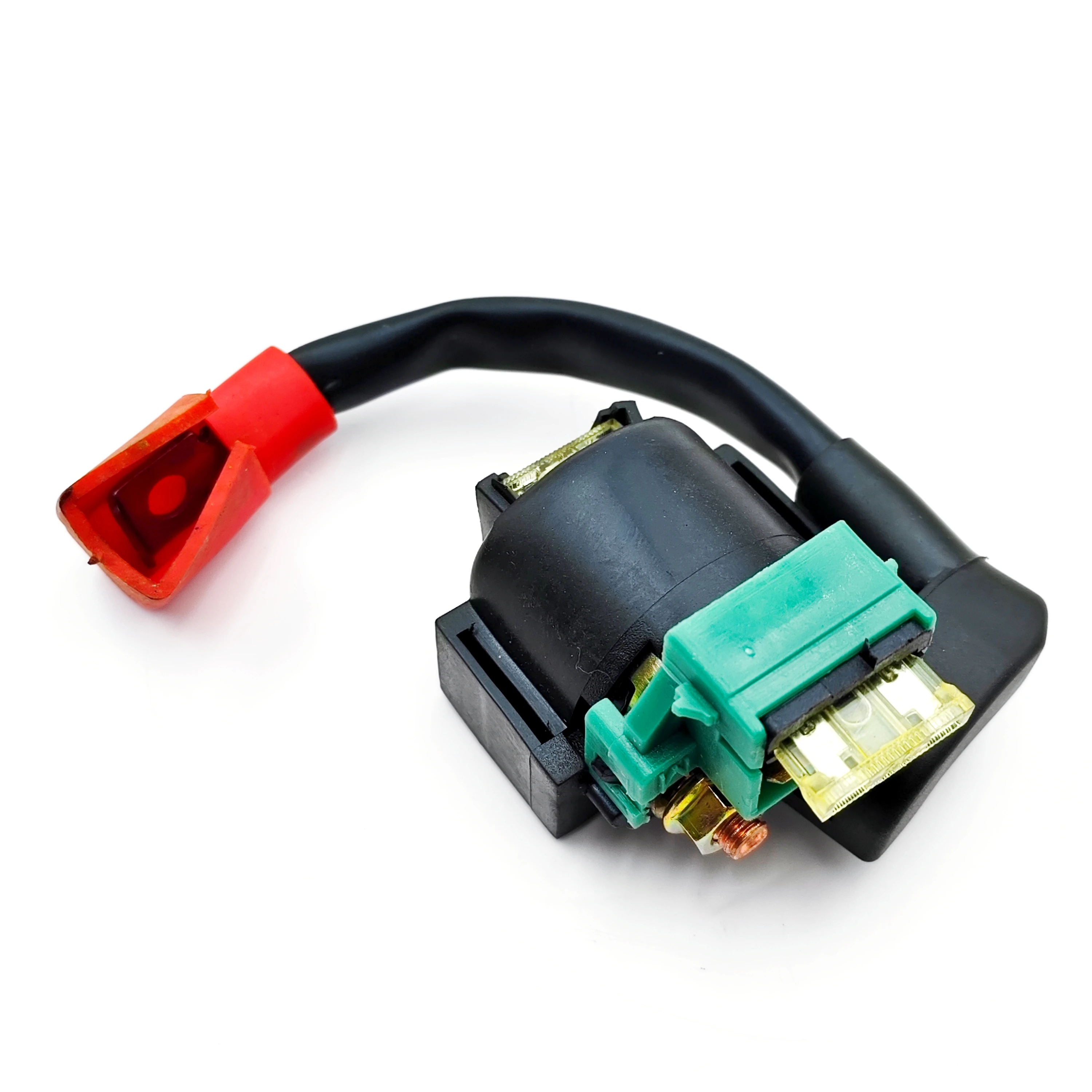 Starter Relay for Linhai 260 300 400 22004 Stels 500K/GT Kazuma Jaguar C500-3819000 LU018593 Kawasaki Bayou KLF220 27010-1243
Starter Relay for Linhai 260 300 400 22004 Stels 500K/GT Kazuma Jaguar C500-3819000 LU018593 Kawasaki Bayou KLF220 27010-1243