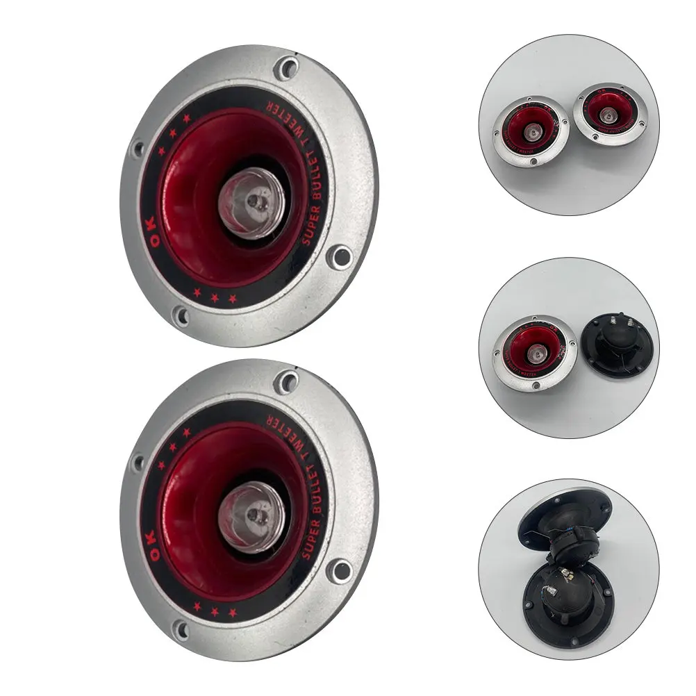2Pcs Car Tweeter Loudspeaker Piezoelectric Horn Replacement Auto Audio Tweeter Speakers Mini Horn with Light Car Tweeters
2Pcs Car Tweeter Loudspeaker Piezoelectric Horn Replacement Auto Audio Tweeter Speakers Mini Horn with Light Car Tweeters
