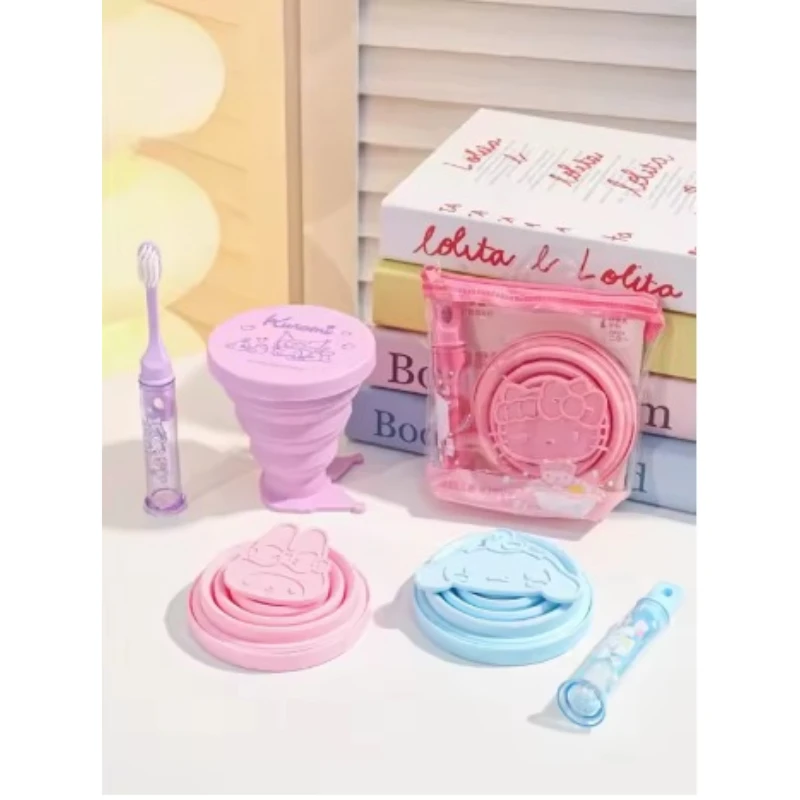 Hello Kitty Folding Mouthwash Cup Toothbrush Set Kawaii Anime Portable Women Accessories Desktop Ornament Girl Gift Wholesale
Hello Kitty Folding Mouthwash Cup Toothbrush Set Kawaii Anime Portable Women Accessories Desktop Ornament Girl Gift Wholesale