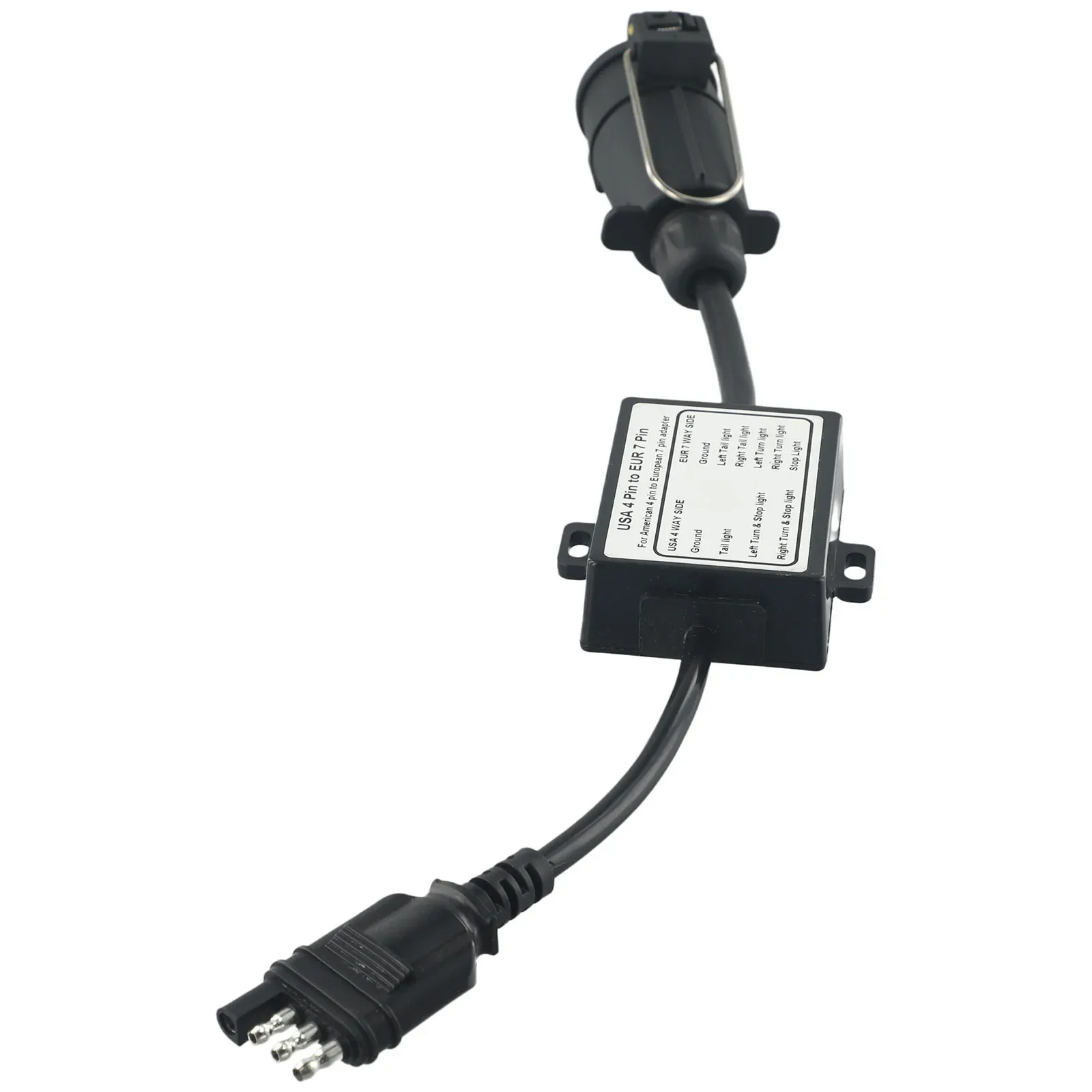 Brand New Light Converter Trailer Connectors 4-pin To 7-pin Black Tail Light Plug And Play Separate Brake Light
Brand New Light Converter Trailer Connectors 4-pin To 7-pin Black Tail Light Plug And Play Separate Brake Light