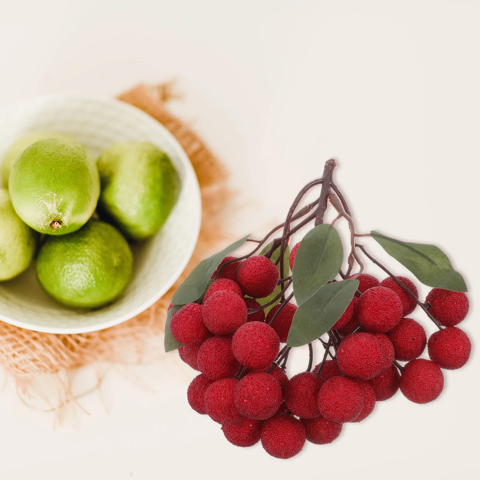 52 Heads Longan Tree Decoration Artificial Fruits Waxberry Model Lightweight High Simulation Fake Plastic Prop
52 Heads Longan Tree Decoration Artificial Fruits Waxberry Model Lightweight High Simulation Fake Plastic Prop