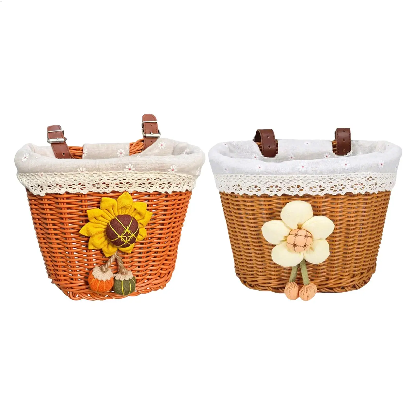 Bike Basket Aesthetic Flower Handlebar Storage Front Basket For Electric Bike For Scooter Road Mountain Cycling Riding Outdoor
Bike Basket Aesthetic Flower Handlebar Storage Front Basket For Electric Bike For Scooter Road Mountain Cycling Riding Outdoor