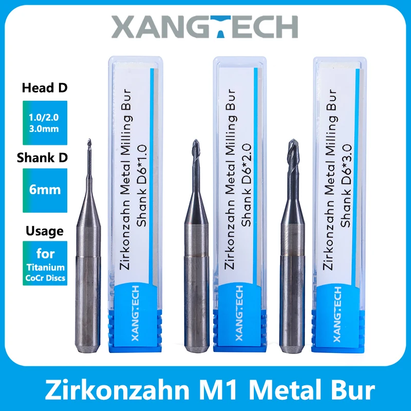 Zirkonzahn M1 Фрезы по металлу Стоматологические титановые/CoCr Сверла D6 1,0/2,0/3,0 мм для лабораторных инструментов
Zirkonzahn M1 Фрезы по металлу Стоматологические титановые/CoCr Сверла D6 1,0/2,0/3,0 мм для лабораторных инструментов
