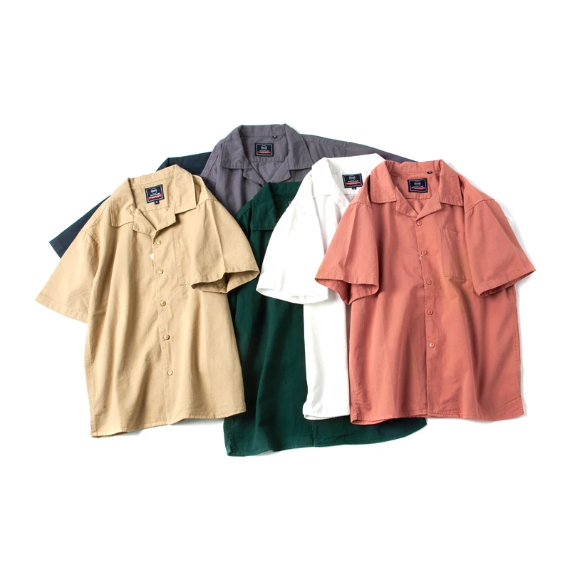 Retro Japanese Sle Loose Casual Pure Cotton ort Sve irt Men's Khaki Haome Mountain System Women's Summer irt
Retro Japanese Sle Loose Casual Pure Cotton ort Sve irt Men's Khaki Haome Mountain System Women's Summer irt