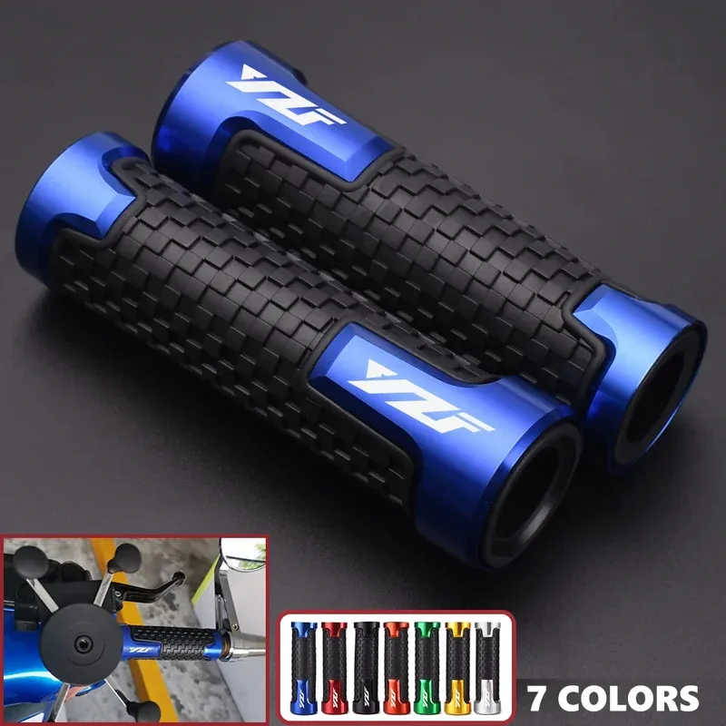 Motorcycle Handlebar Grips Comfort CNC aluminum Rubber Hand Thruster Grips For Yamaha YZF R1 R3 R6 R25 R125 250 600R Accessories
Motorcycle Handlebar Grips Comfort CNC aluminum Rubber Hand Thruster Grips For Yamaha YZF R1 R3 R6 R25 R125 250 600R Accessories