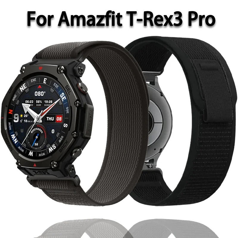 Нейлоновый ремешок Trail 20 мм 22 мм для Amazfit T-REX3 Pro 48/44 мм, браслет для Amazfit Helio Balance 2-1/Bip 6/Active 2
Нейлоновый ремешок Trail 20 мм 22 мм для Amazfit T-REX3 Pro 48/44 мм, браслет для Amazfit Helio Balance 2-1/Bip 6/Active 2