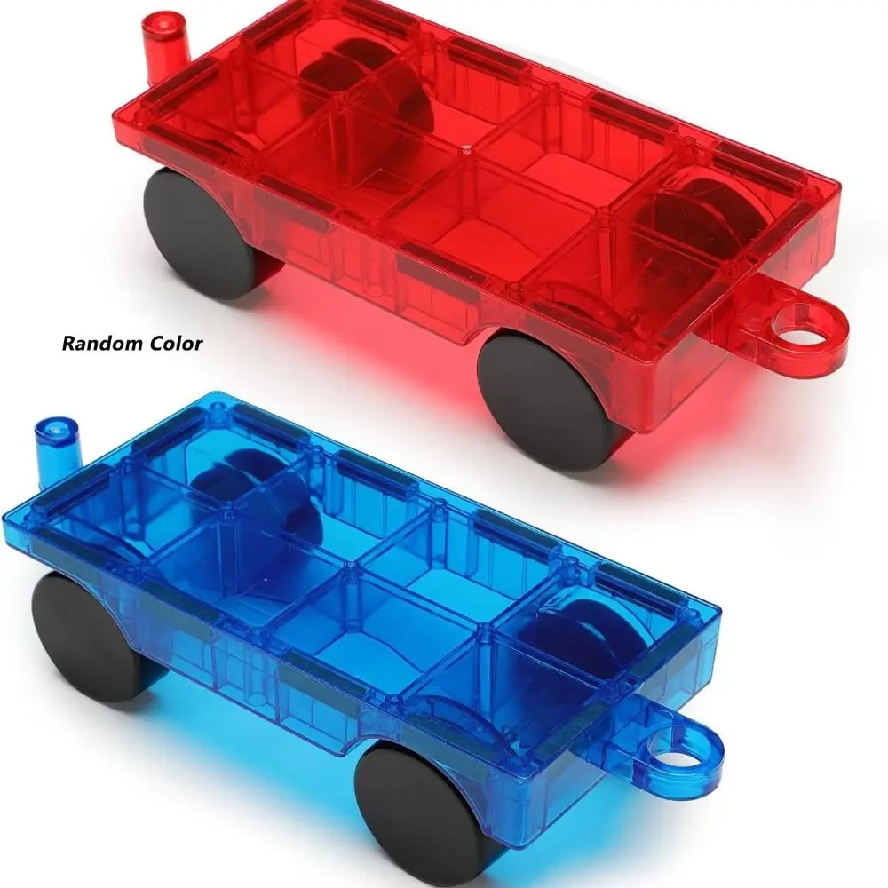 Creativity Plastic Magnetic Car Smooth Wheels Linkable Magnetic Building Blocks Car Magnetic Tiles Accessory Montessori Activity
Creativity Plastic Magnetic Car Smooth Wheels Linkable Magnetic Building Blocks Car Magnetic Tiles Accessory Montessori Activity