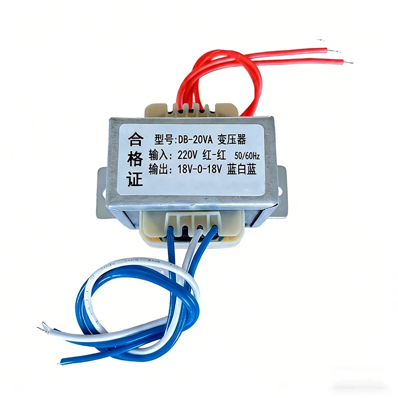 1Pcs DB-20VA 20W 220V To 48V 110V 220V / Double 6V 9V 12V 15V 18V 24V 50-60Hz Pure Copper Coil AC Power Transformer
1Pcs DB-20VA 20W 220V To 48V 110V 220V / Double 6V 9V 12V 15V 18V 24V 50-60Hz Pure Copper Coil AC Power Transformer