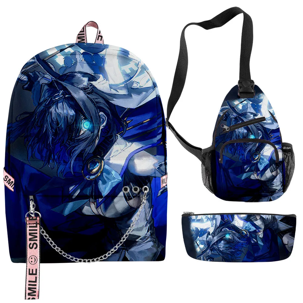 Luxury Popular Funny Ouro Kronii 3D Print 3pcs/Set School Bags multifunction Travel Backpack Chest Bag Pencil Case
Luxury Popular Funny Ouro Kronii 3D Print 3pcs/Set School Bags multifunction Travel Backpack Chest Bag Pencil Case