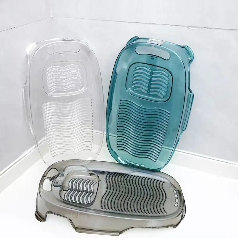 New high-value, transparent washboard, large thickened laundry basin, dormitory portable washboard basin
New high-value, transparent washboard, large thickened laundry basin, dormitory portable washboard basin