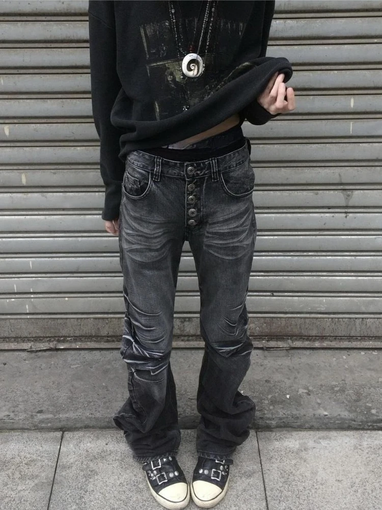 American Vintage Distressed Full Length Denim Pants Women Streetwear Y2k Retro Bodycon Flare Jeans Washed Button Patchwork
American Vintage Distressed Full Length Denim Pants Women Streetwear Y2k Retro Bodycon Flare Jeans Washed Button Patchwork