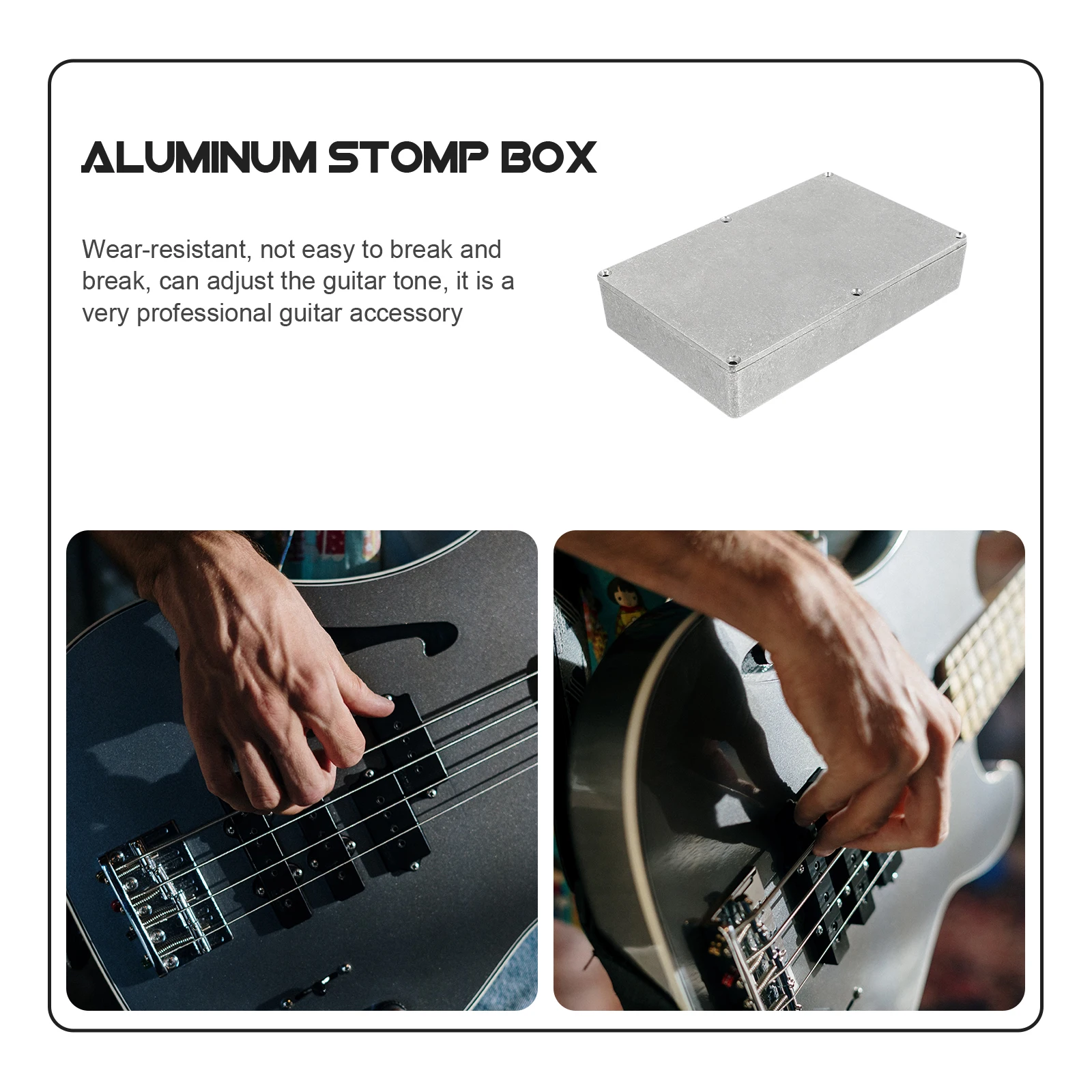 Effect Aluminum Box Guitar Enclosure Classic Pedal Board Case Enclosures Silver Music
Effect Aluminum Box Guitar Enclosure Classic Pedal Board Case Enclosures Silver Music