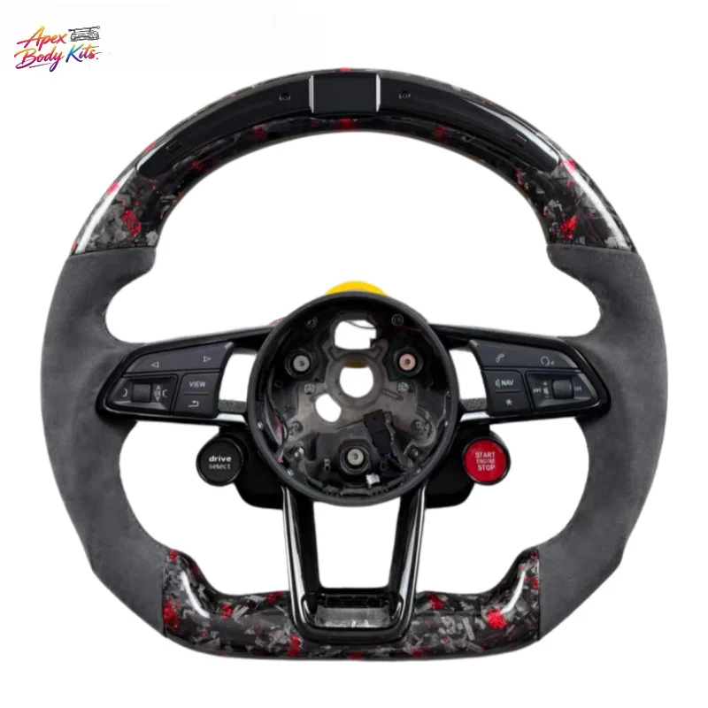 LED Carbon Fiber Steering Wheel for Audi R8 Racing Shift Indicator Performance Upgrade
LED Carbon Fiber Steering Wheel for Audi R8 Racing Shift Indicator Performance Upgrade
