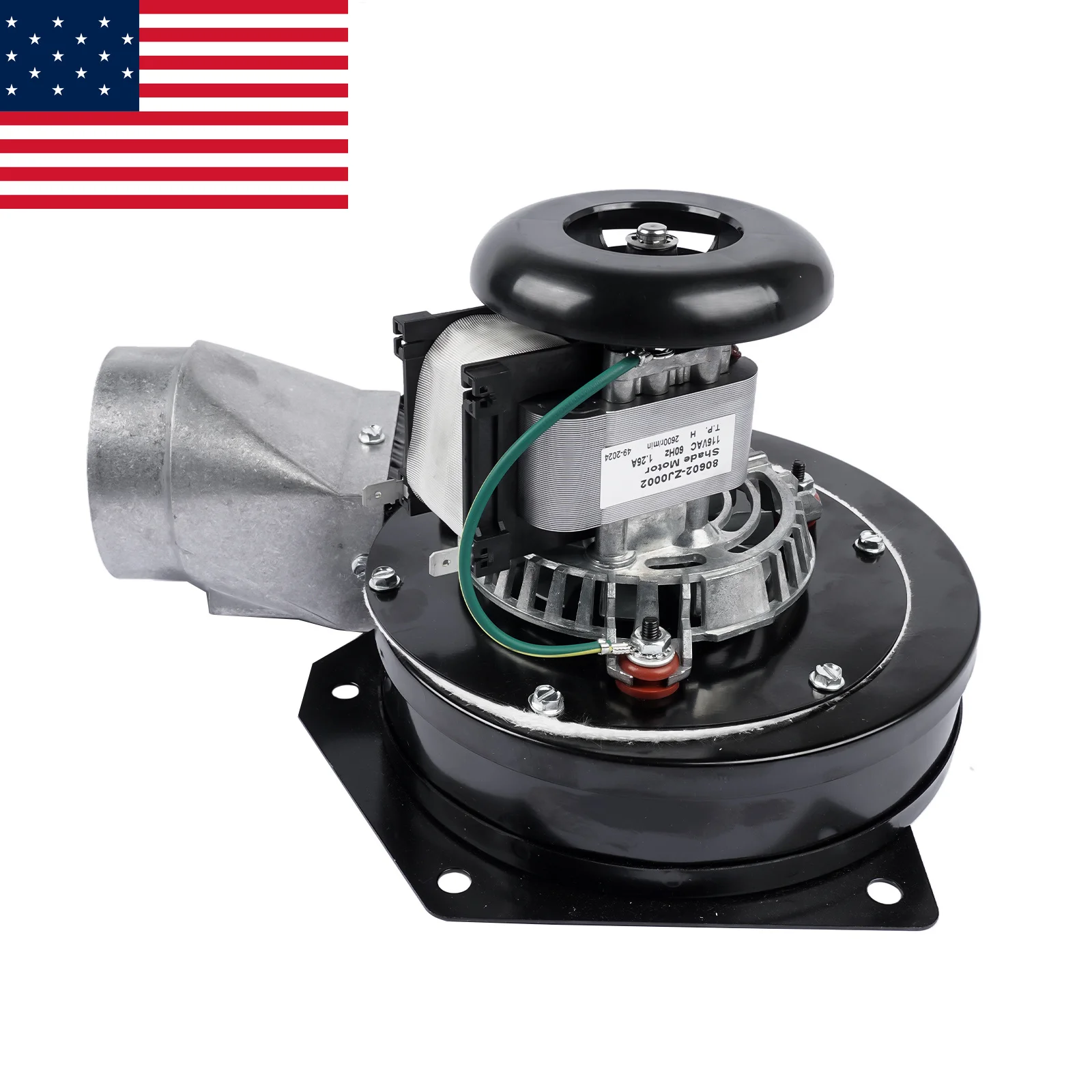 AP03 80602 Combustion Exhaust Blower Assembly for US Stove 5660 5501S, Ashley AP5660L AP5660L, Vogelzang VG5770 VG5790 Pellet Stoves
AP03 80602 Combustion Exhaust Blower Assembly for US Stove 5660 5501S, Ashley AP5660L AP5660L, Vogelzang VG5770 VG5790 Pellet Stoves