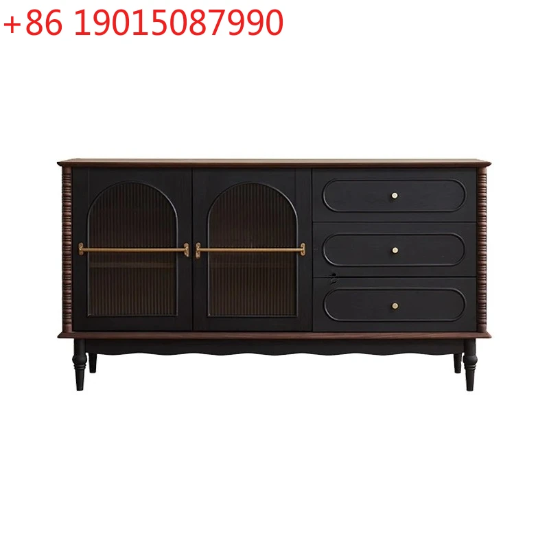 French solid wood dining side cabinet retro living room storage kitchen side cabinet
French solid wood dining side cabinet retro living room storage kitchen side cabinet