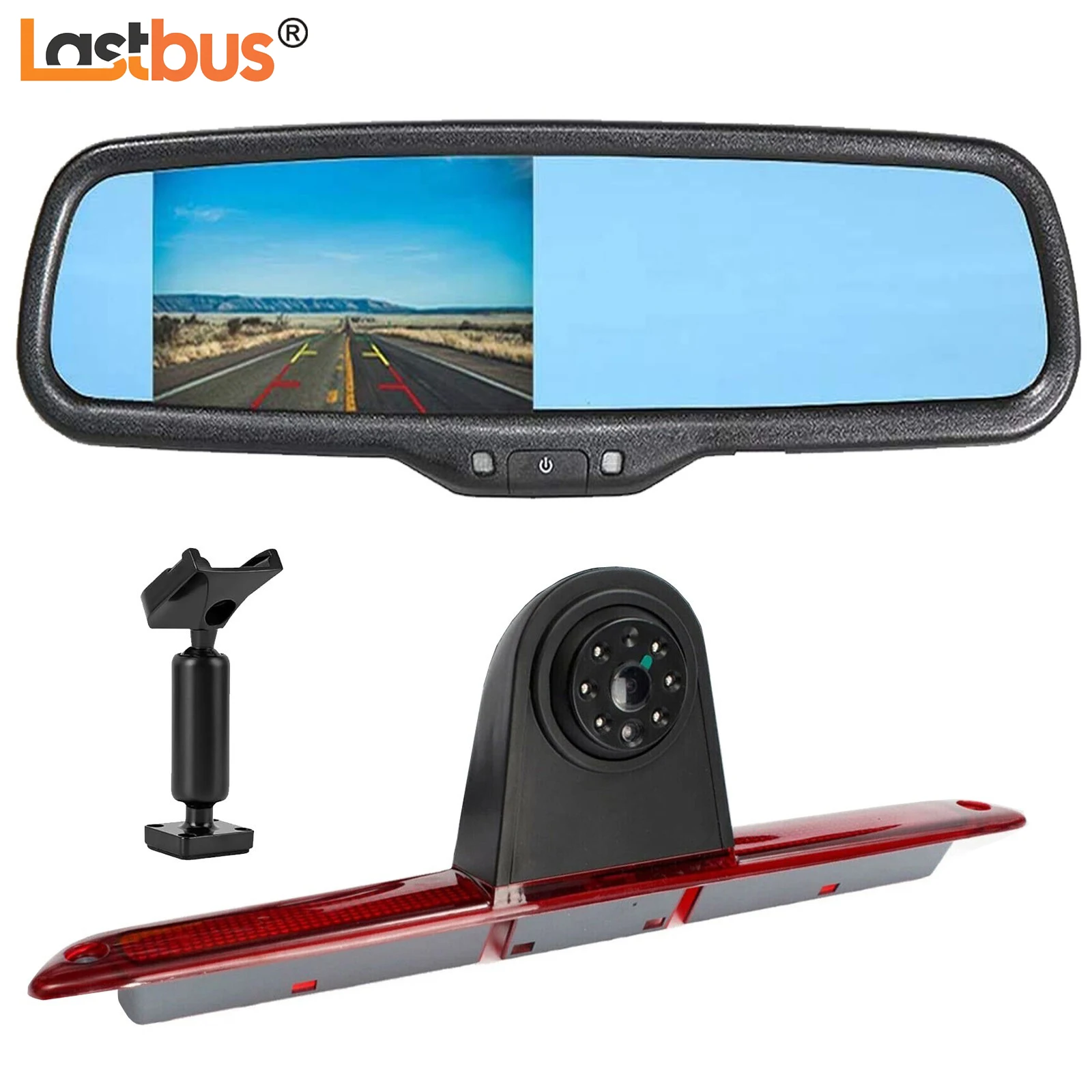 Lastbus 4.3 Inch LCD Rear View Mirror Monitor + 3Rd Brake Light Reversing Camera For Van Mercedes Sprinter W906 324
Lastbus 4.3 Inch LCD Rear View Mirror Monitor + 3Rd Brake Light Reversing Camera For Van Mercedes Sprinter W906 324