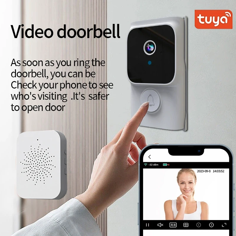 Умный видеодомофон Tuya с Wi-Fi для домашней безопасности, ночное видение, двусторонняя аудиосвязь, голосовой интерком
Умный видеодомофон Tuya с Wi-Fi для домашней безопасности, ночное видение, двусторонняя аудиосвязь, голосовой интерком