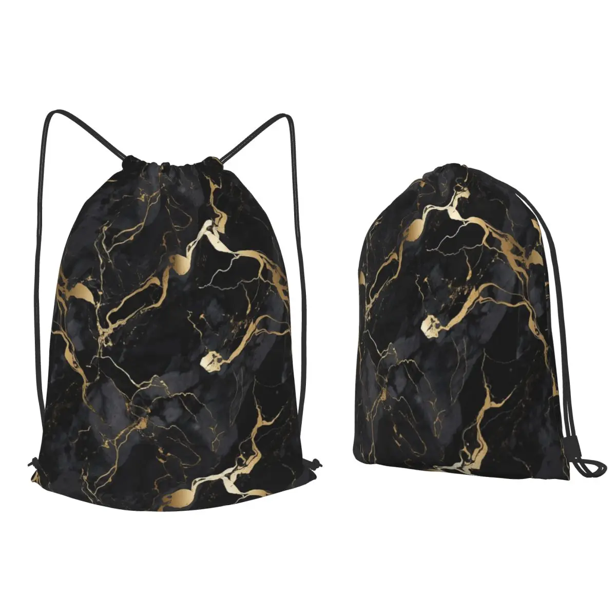 Classic Black And Gold Marble Backpacks Portable Drawstring Bundle Pocket Storage Bag Book Bags for Travel Students
Classic Black And Gold Marble Backpacks Portable Drawstring Bundle Pocket Storage Bag Book Bags for Travel Students