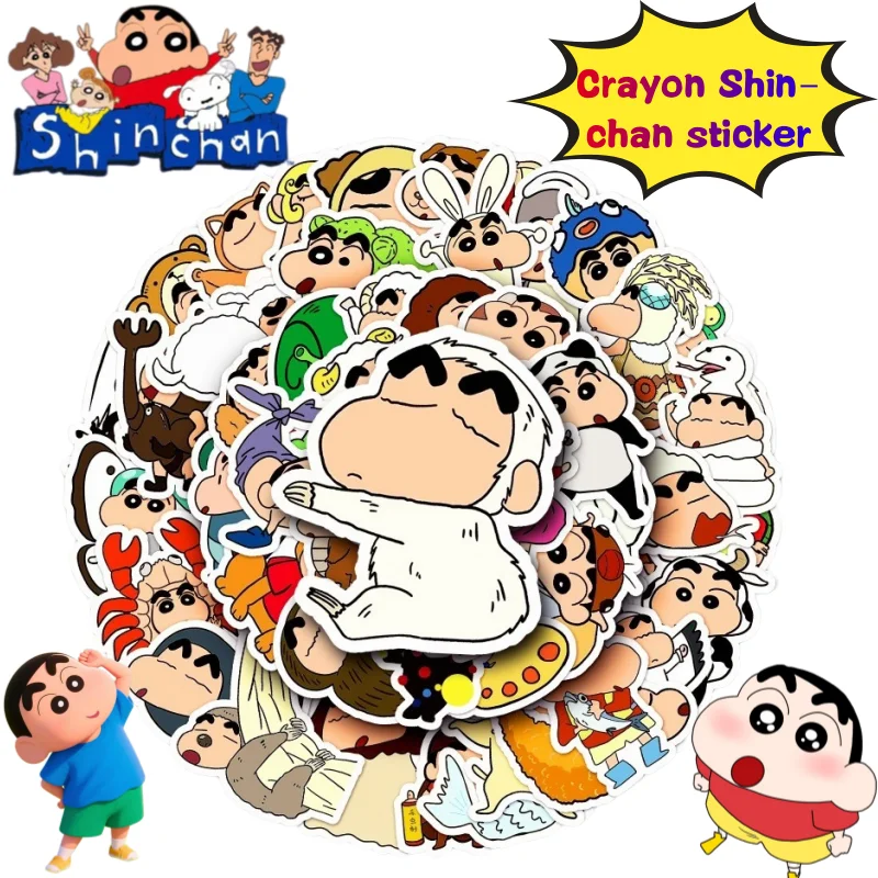Crayon Shin-chan Nohara Shiro 50 stickers creative high-quality anime cartoon prints for students' diary DIY doodle decoration
Crayon Shin-chan Nohara Shiro 50 stickers creative high-quality anime cartoon prints for students' diary DIY doodle decoration