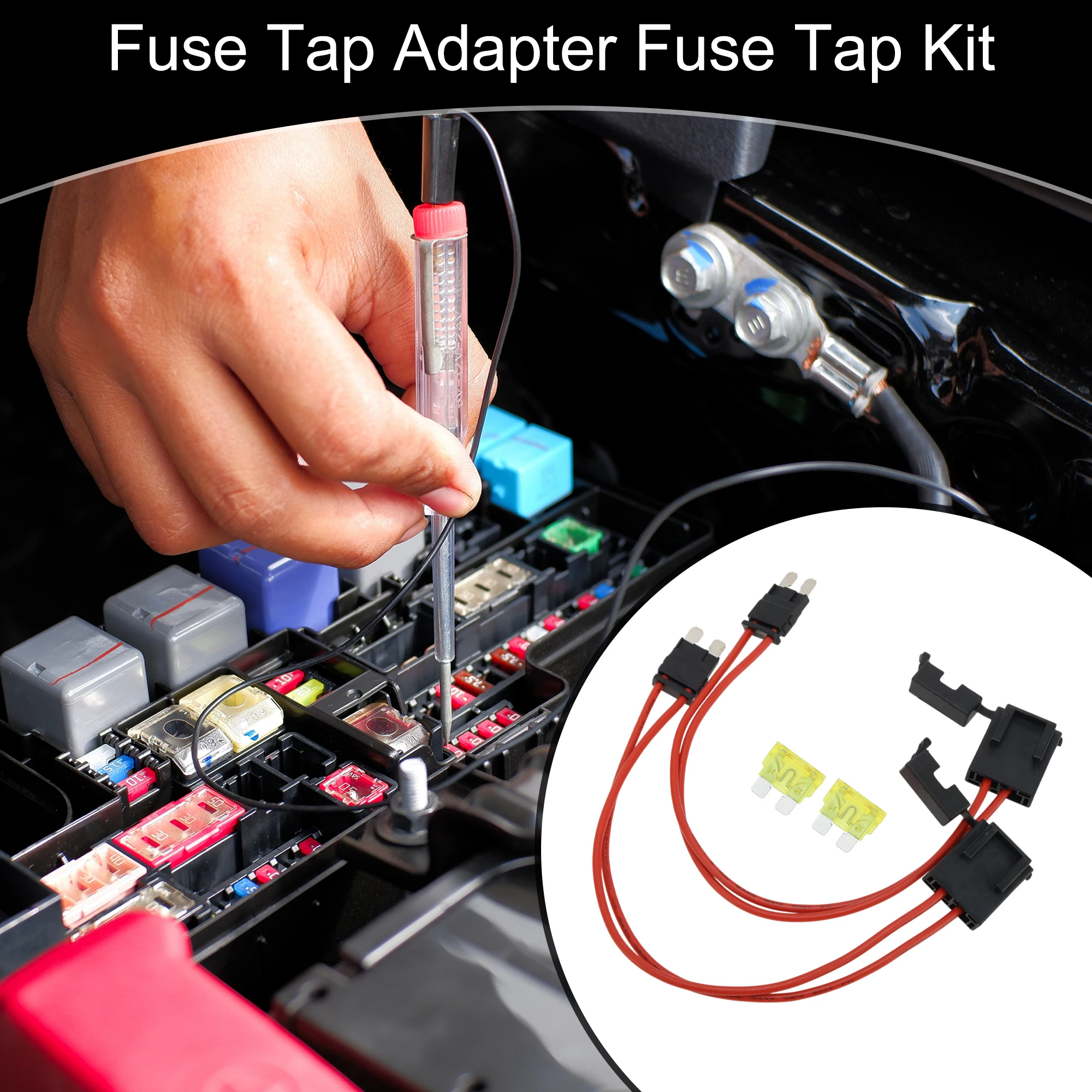 UXCELL DC 32V Regular Fuse Tap Adapter w/ 2 20A Blade Style Fuse for Cars Trucks Boats
UXCELL DC 32V Regular Fuse Tap Adapter w/ 2 20A Blade Style Fuse for Cars Trucks Boats