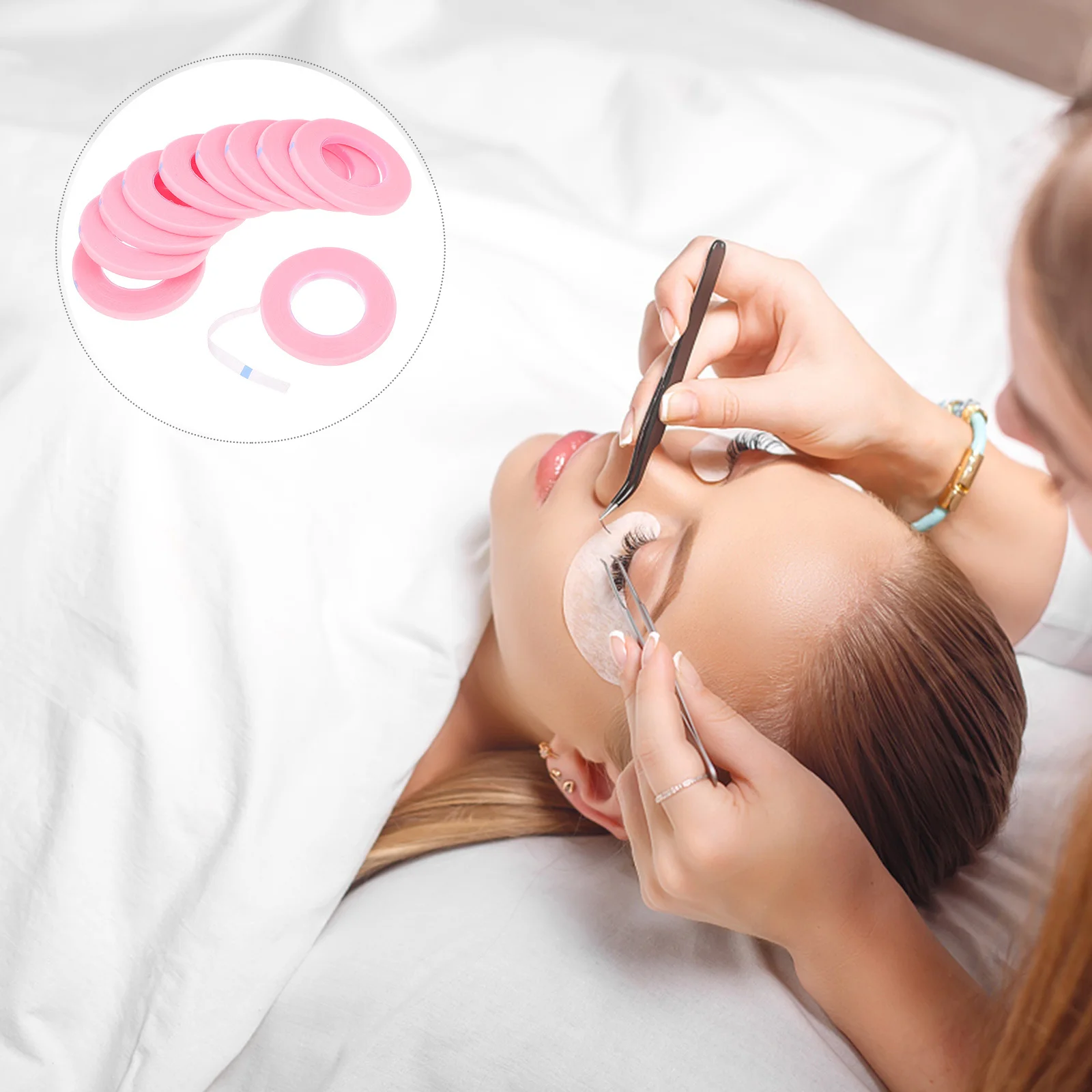 10 Rolls Eyelash Tape Solid Color Breathable Lash Tape for Eyelash Extensions Peel Off Lash Extension Supplies
10 Rolls Eyelash Tape Solid Color Breathable Lash Tape for Eyelash Extensions Peel Off Lash Extension Supplies