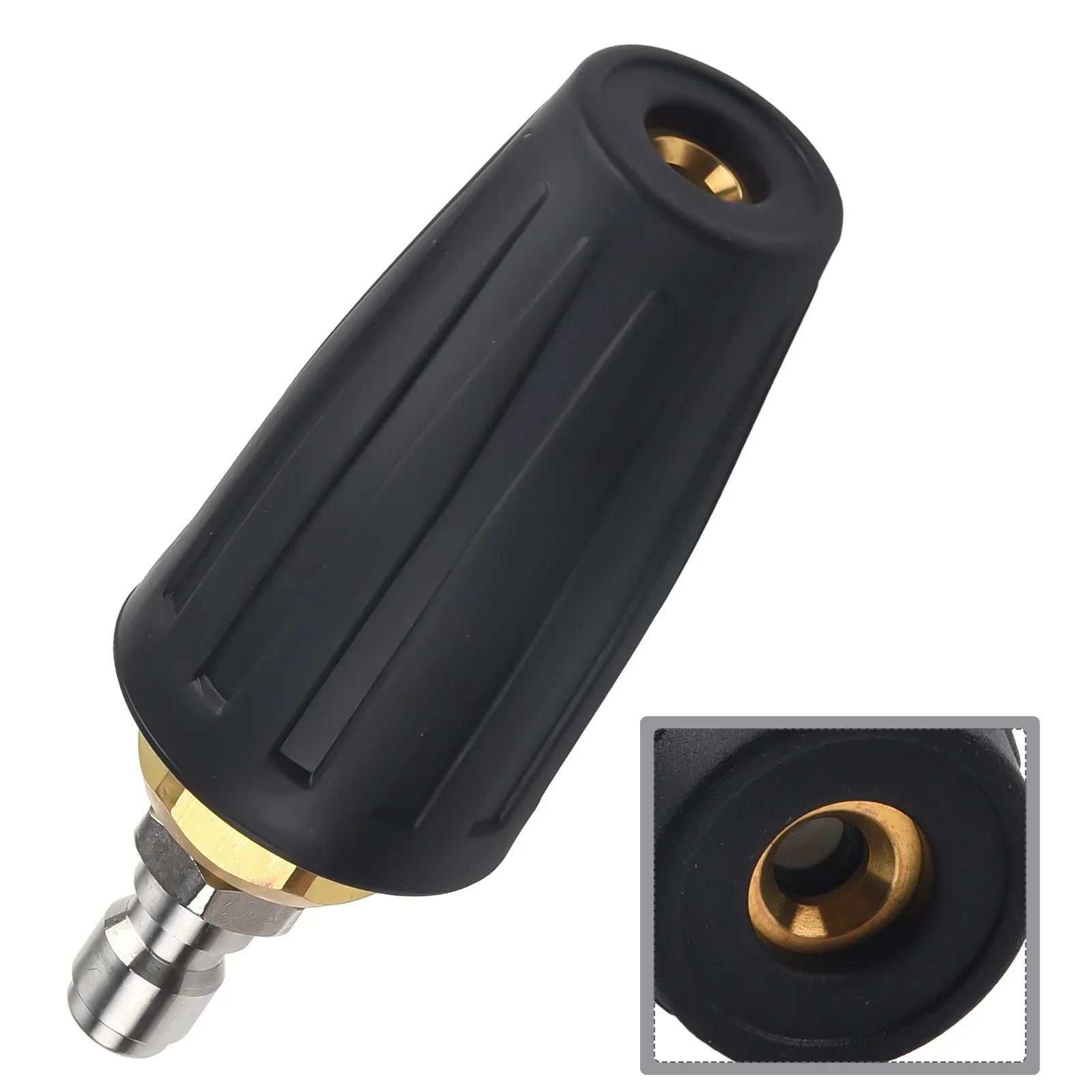 Practical Turbo Nozzle Pressure Washer Protective Sleeve Quick Connect Replacement Rubber 1/4in Stainless Steel
Practical Turbo Nozzle Pressure Washer Protective Sleeve Quick Connect Replacement Rubber 1/4in Stainless Steel
