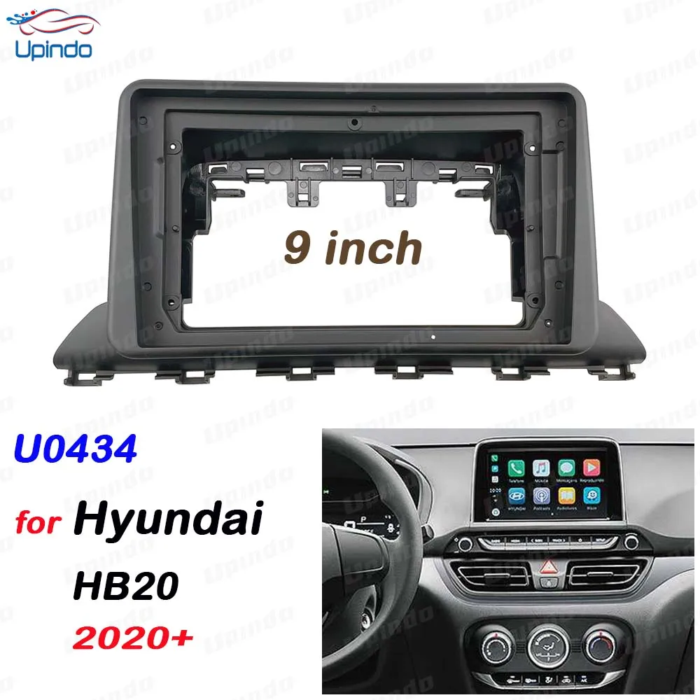 Автомобильные аксессуары: 9-дюймовая рама панели 2 Din с радио DVD GPS MP5 для Hyundai HB20 2020+ Комплект крепления на приборной панели 
Автомобильные аксессуары: 9-дюймовая рама панели 2 Din с радио DVD GPS MP5 для Hyundai HB20 2020+ Комплект крепления на приборной панели