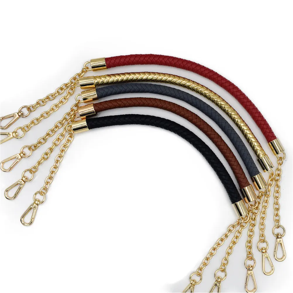 PU Handbag Handles Strap Thickened Metal Chain Buckle Replacement Tote Band Strap Black DIY Handbag Handle Accessories
PU Handbag Handles Strap Thickened Metal Chain Buckle Replacement Tote Band Strap Black DIY Handbag Handle Accessories