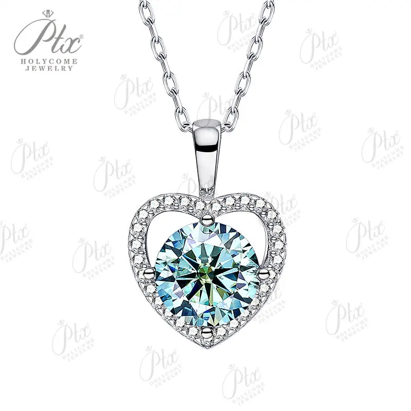 ptx 2CT Heart Shape GRA Certified Moissanite Necklace For Women K White Jewelry Sterling Silver S925 Pendant Wedding Wholesale
ptx 2CT Heart Shape GRA Certified Moissanite Necklace For Women K White Jewelry Sterling Silver S925 Pendant Wedding Wholesale
