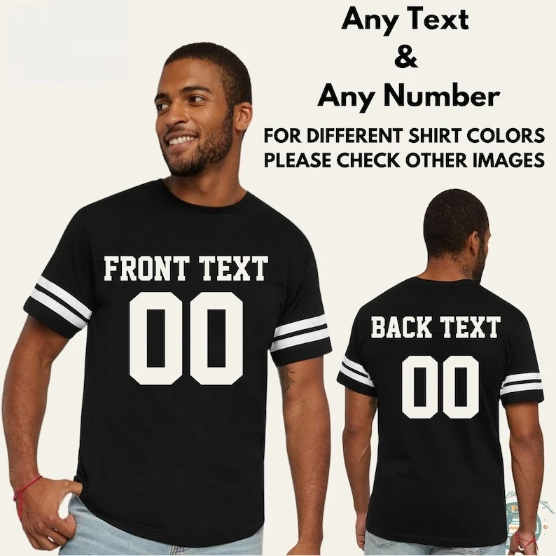 Football Jersey Personalized Men’s Custom Football T-Shirt Unique Team Shirt Gift for Dad Husband Player Fans
Football Jersey Personalized Men’s Custom Football T-Shirt Unique Team Shirt Gift for Dad Husband Player Fans