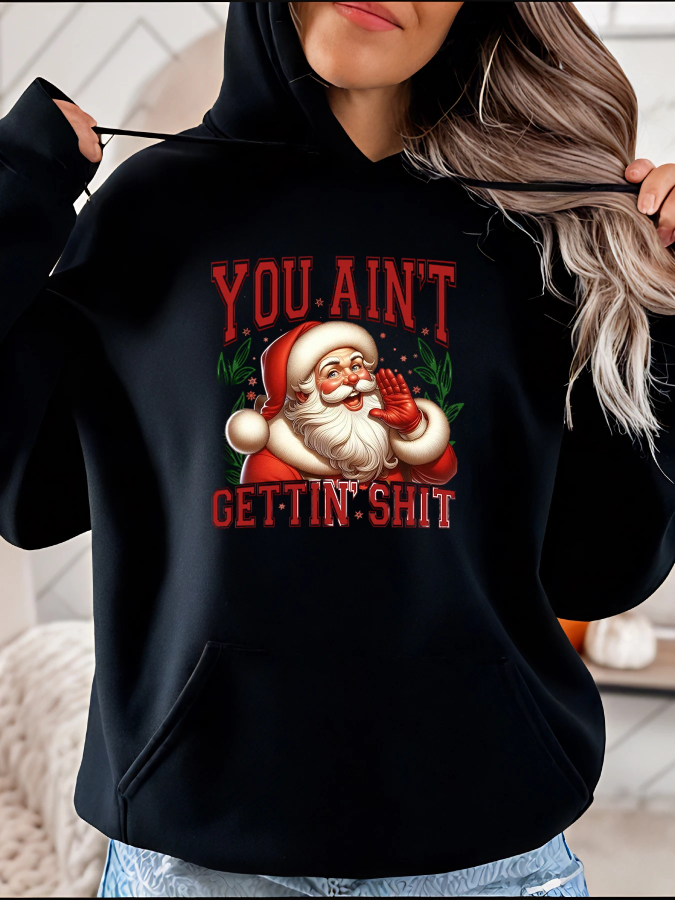 Рождественская толстовка с принтом Санта-Клауса, забавная рождественская толстовка унисекс, повседневная зимняя праздничная одежда для мужчин и женщин
Рождественская толстовка с принтом Санта-Клауса, забавная рождественская толстовка унисекс, повседневная зимняя праздничная одежда для мужчин и женщин