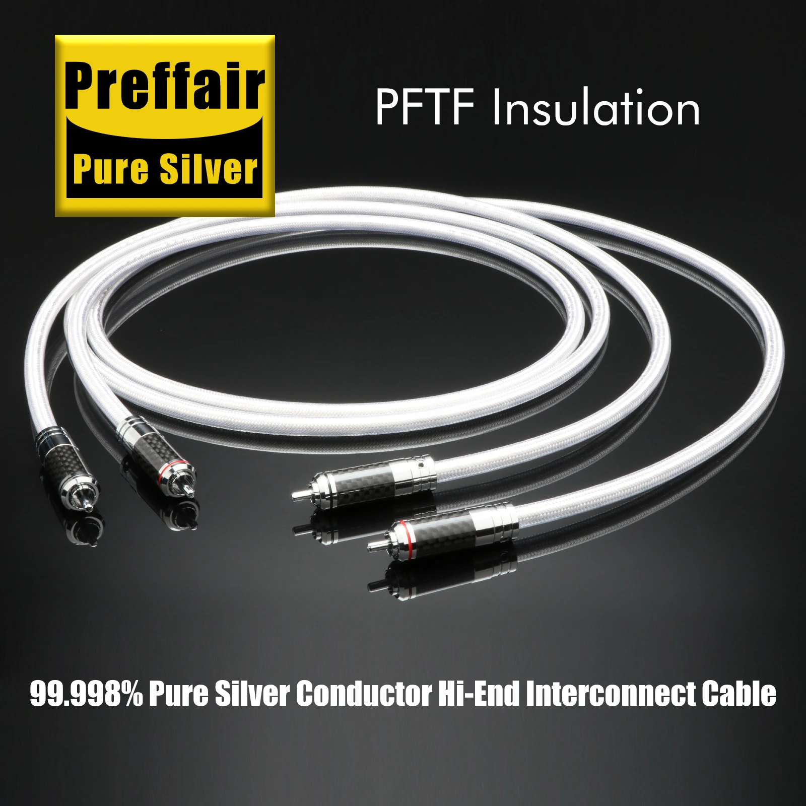 Preffair X451 Hi-End Pure Silver RCA/XLR Balanced Cable XLR RCA Plug Interconnect Cable for Professional Audio Equipment
Preffair X451 Hi-End Pure Silver RCA/XLR Balanced Cable XLR RCA Plug Interconnect Cable for Professional Audio Equipment