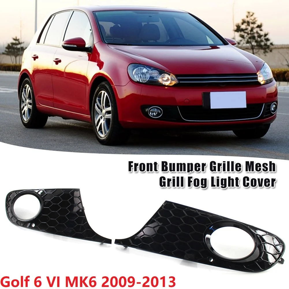 1Pair Front Bumper Fog Lights Cover Fog Lamp Grilles for Golf 6 VI MK6 2009-2013 5K0853665 5K0853666
1Pair Front Bumper Fog Lights Cover Fog Lamp Grilles for Golf 6 VI MK6 2009-2013 5K0853665 5K0853666