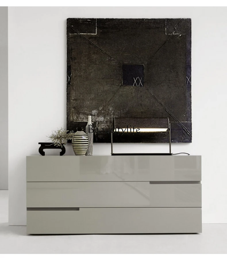 04Italian minimalist paint chest cabinet living room bedroom storage wall storage cabinet
04Italian minimalist paint chest cabinet living room bedroom storage wall storage cabinet