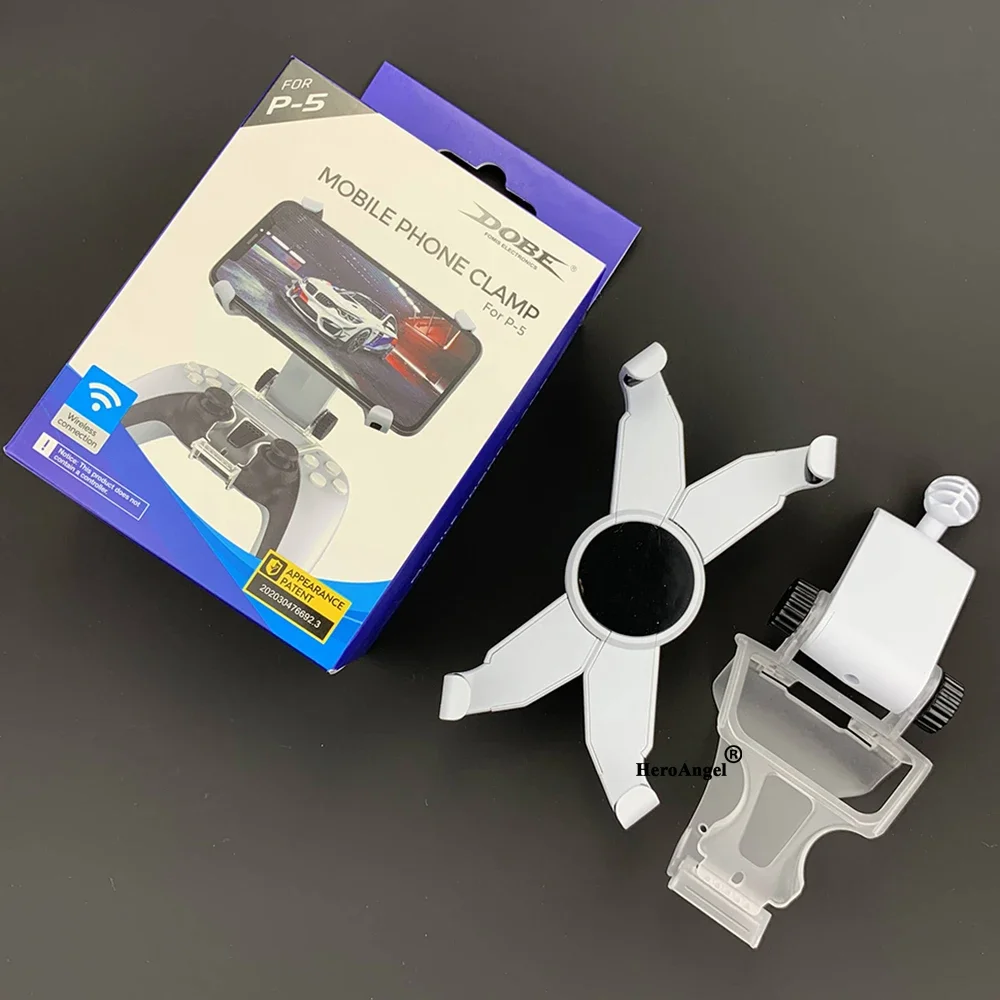 Adjustable Mobile Cell Phone Stand For PS5 Wireless Controller Phone Clip Holder Bracket Clamp Mount for DualSense Peripheral
Adjustable Mobile Cell Phone Stand For PS5 Wireless Controller Phone Clip Holder Bracket Clamp Mount for DualSense Peripheral