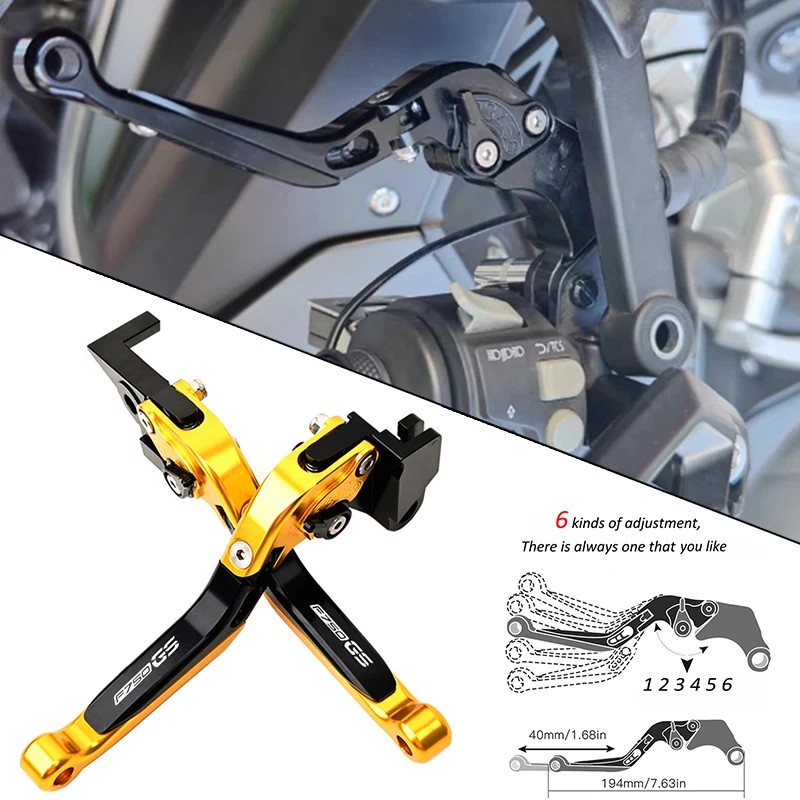 For BMW F750GS F 750 GS 2019-2024 Clutch Lever Brake Lever Set Adjustable Folding Handle Levers Motorcycle Accessories Parts
For BMW F750GS F 750 GS 2019-2024 Clutch Lever Brake Lever Set Adjustable Folding Handle Levers Motorcycle Accessories Parts