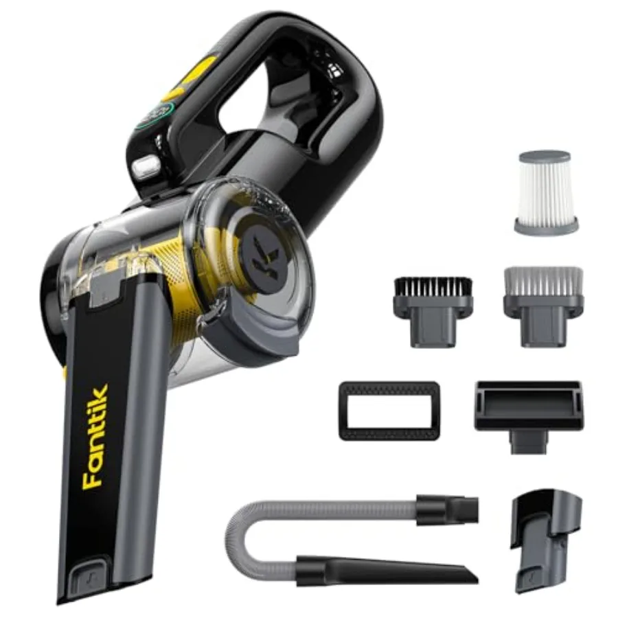 Fold V10 APEX Pivot Cordl Car Vacuum, 17000Pa Handheld Vacuum Suction Power, Smart LED Display, Portable for Car Home Pet Delux
Fold V10 APEX Pivot Cordl Car Vacuum, 17000Pa Handheld Vacuum Suction Power, Smart LED Display, Portable for Car Home Pet Delux