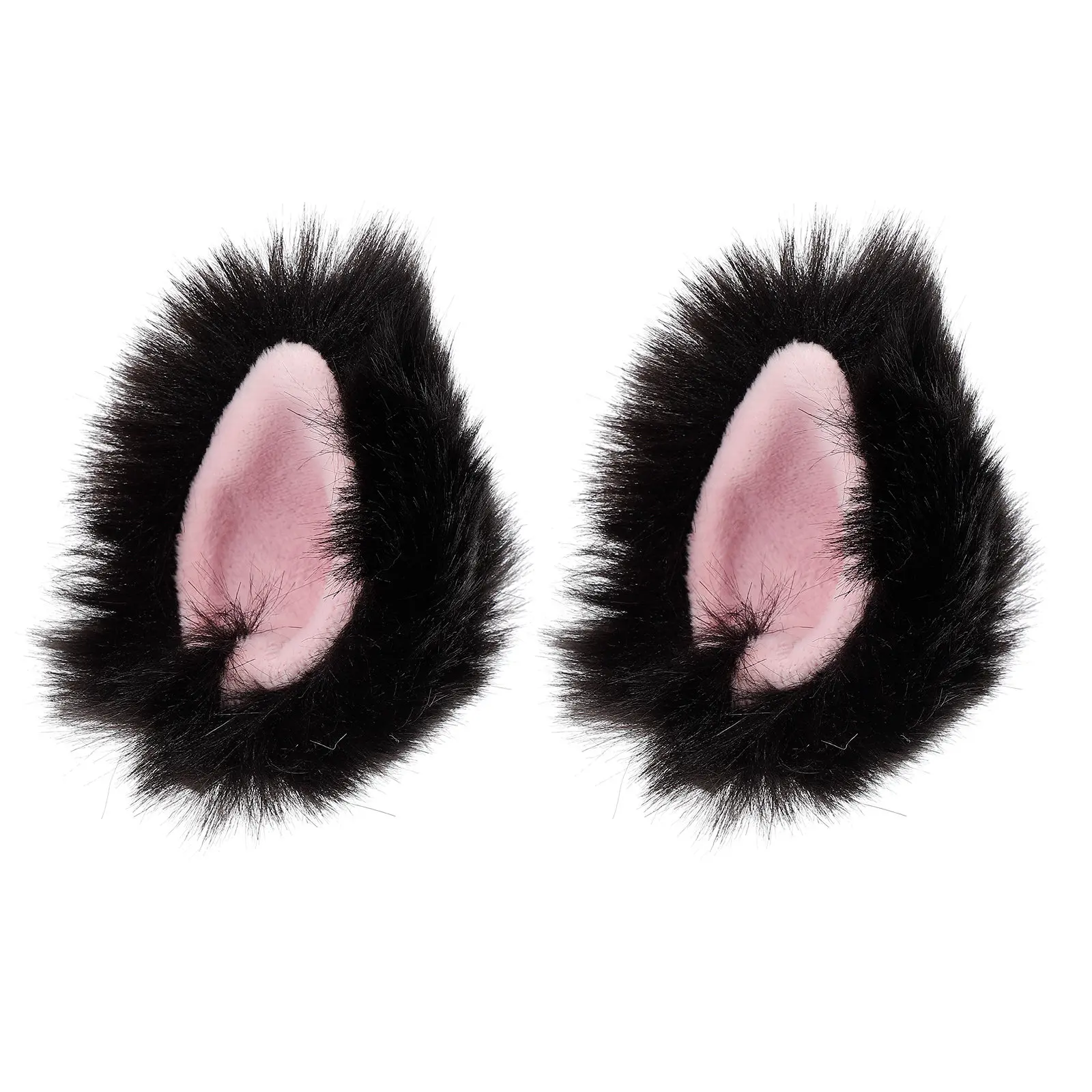 One Pair Black Cat Ears Cosplay Hair Clips Cute Head Decoration Party Dance Accessories Stylish Hair Clip Haipin
One Pair Black Cat Ears Cosplay Hair Clips Cute Head Decoration Party Dance Accessories Stylish Hair Clip Haipin