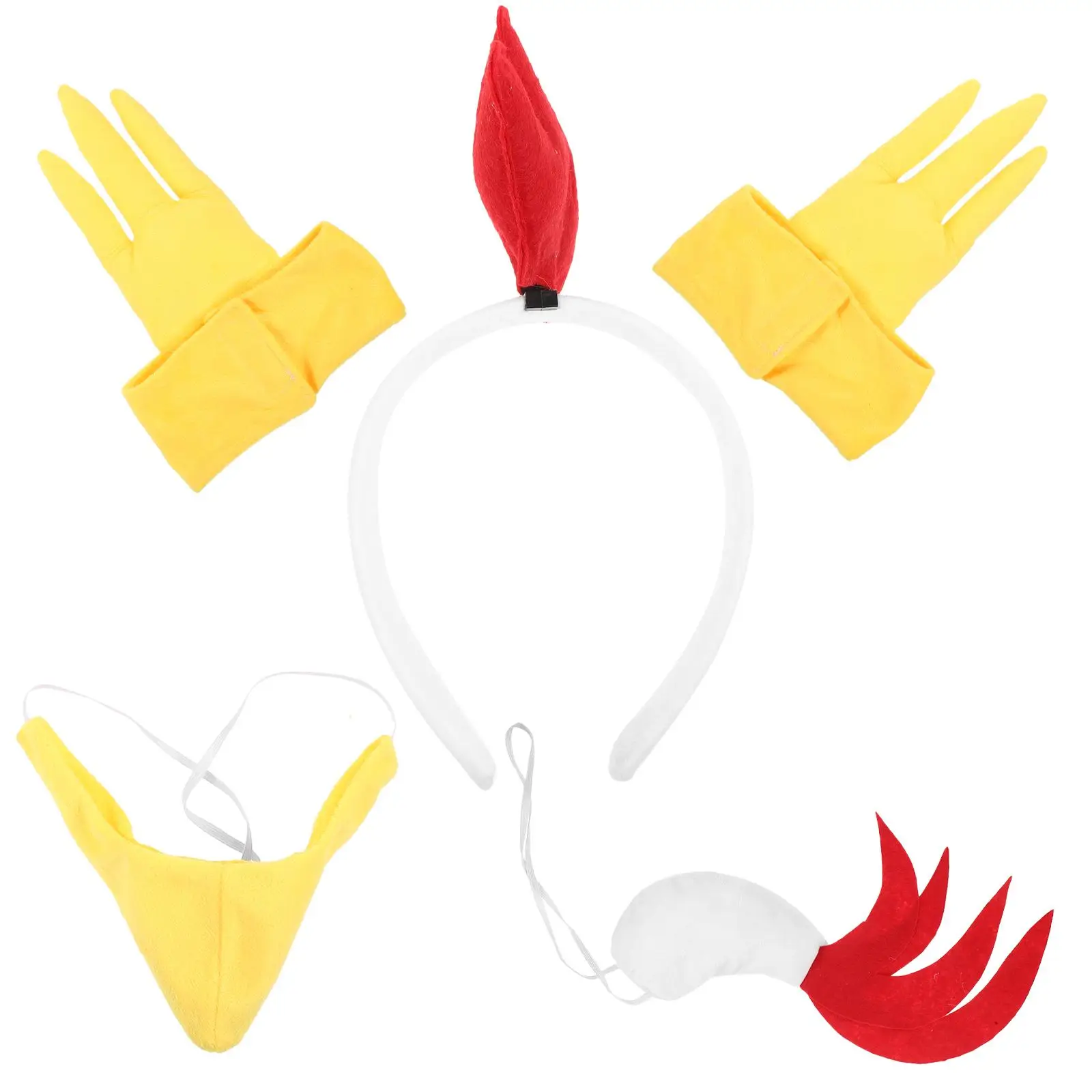 White Chicken Headband 4 Piece Easter Cosplay Props Costume Decoration Accessory Hairband Headgear Party Cute Chick Themed
White Chicken Headband 4 Piece Easter Cosplay Props Costume Decoration Accessory Hairband Headgear Party Cute Chick Themed