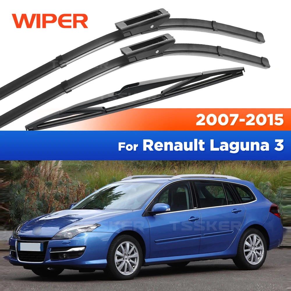 For Renault Laguna 3 2007-2015 2008 2009 2010 Wiper Front & Rear Wiper Blades Windshield Windscreen Window Brushes 26"+16"+14"
For Renault Laguna 3 2007-2015 2008 2009 2010 Wiper Front & Rear Wiper Blades Windshield Windscreen Window Brushes 26"+16"+14"