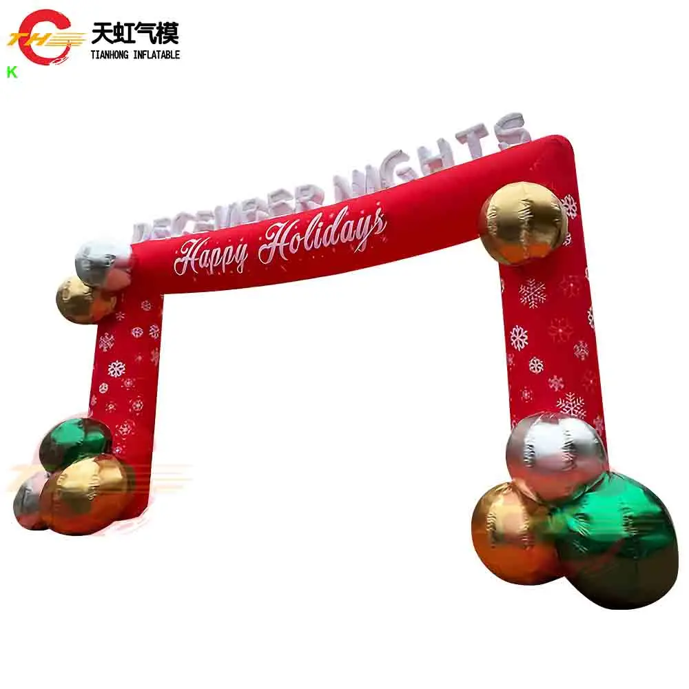 Fast Shipping Red Giant Inflatable Christmas Archway Outdoor Yard Advvertising Arch Gate Entrance for Sale
Fast Shipping Red Giant Inflatable Christmas Archway Outdoor Yard Advvertising Arch Gate Entrance for Sale