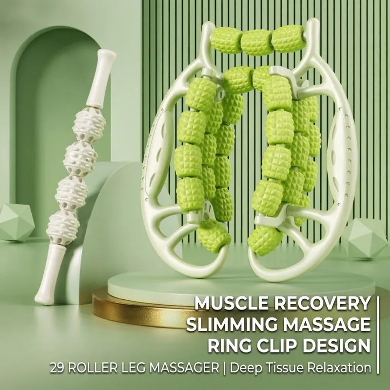 Leg Massager for Muscle Relaxation, Slimming Thigh Massage Roller with Ring Clip Design
Leg Massager for Muscle Relaxation, Slimming Thigh Massage Roller with Ring Clip Design