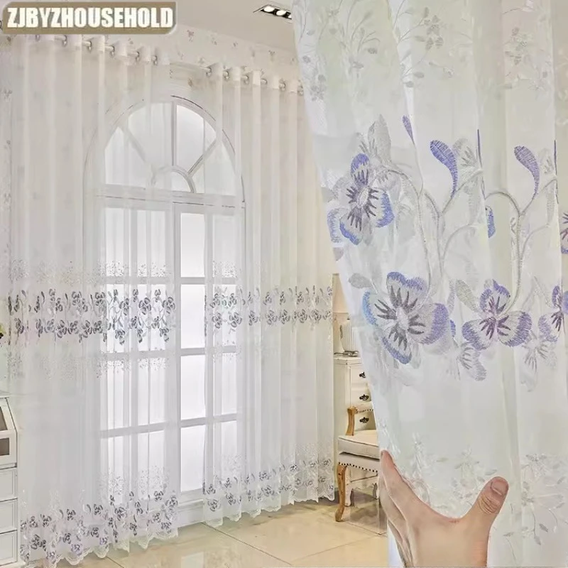 Luxury European Simple Modern High-grade Embroidery Gauze Curtains for Living Dining Room Bedroom Floor Customize
Luxury European Simple Modern High-grade Embroidery Gauze Curtains for Living Dining Room Bedroom Floor Customize