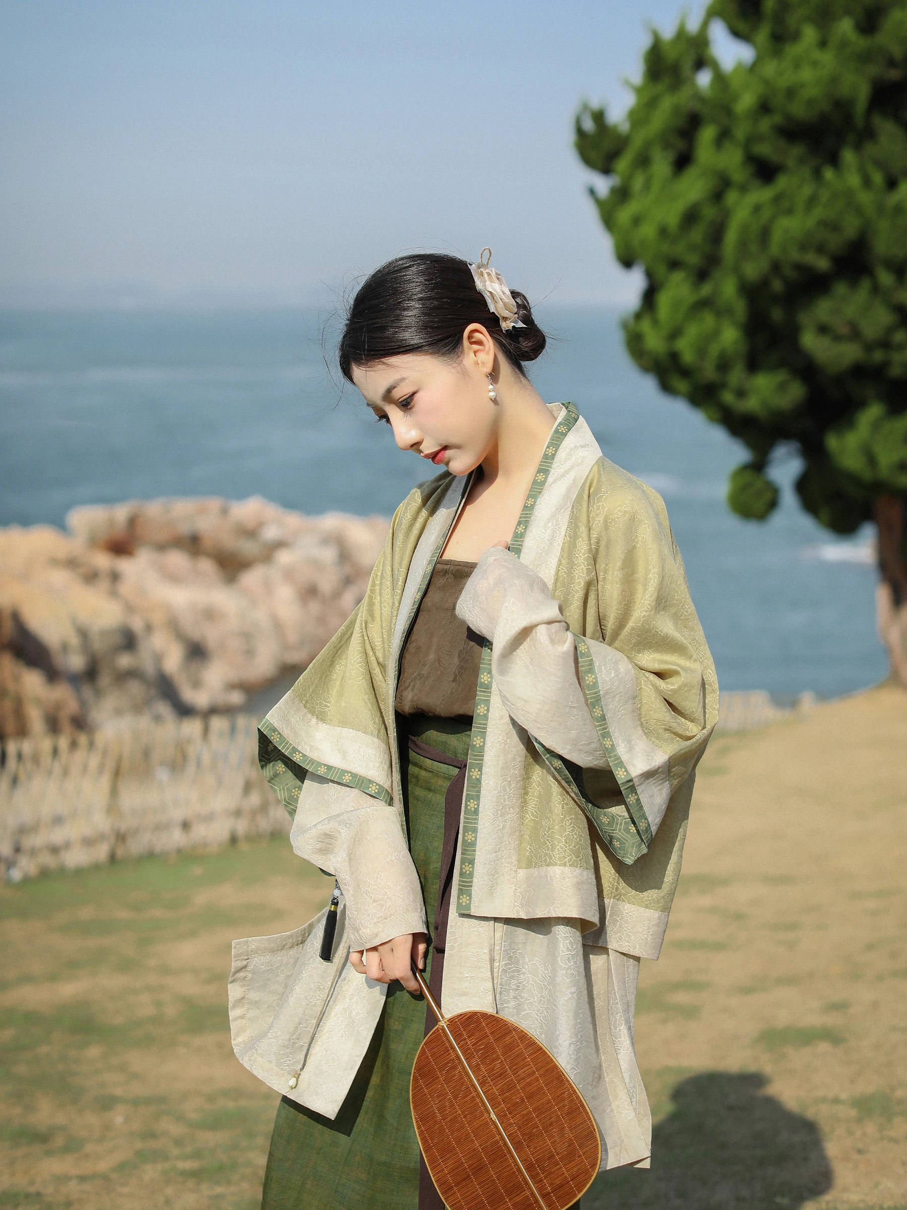 Bamboo Forest | Divine Song Dynas Sle! Plant-Based Hanfu Set Silk Sve Bassinette Skirt Hundred Fold Skirt
Bamboo Forest | Divine Song Dynas Sle! Plant-Based Hanfu Set Silk Sve Bassinette Skirt Hundred Fold Skirt